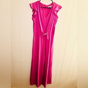 Low Cut Ruffled Jumpsuit